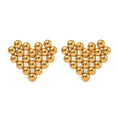 304 Stainless Steel Stud Earrings for Women EJEW-Z058-01G-03-1