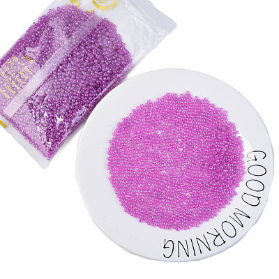 6/0 Imitation Jade Glass Seed Beads SEED-N004-006-03-1