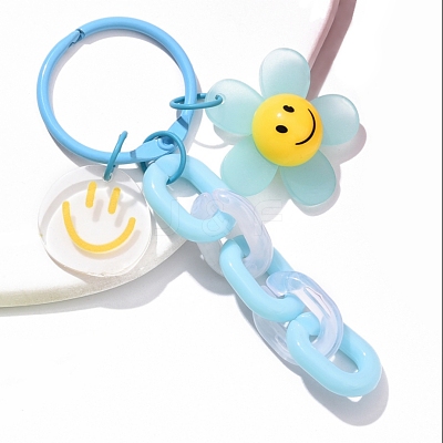 Acrylic Pendant Decorations HJEW-YW00186-05-1
