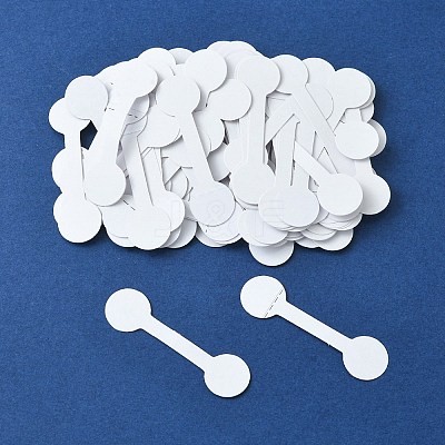 Paper Fold Over Blank Sticky Price Tags CDIS-YW0001-08A-1