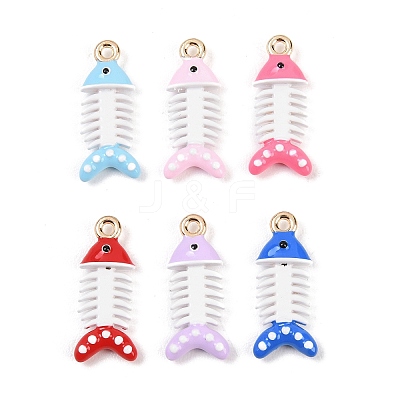 Alloy Enamel Pendants ENAM-A012-17A-G-1