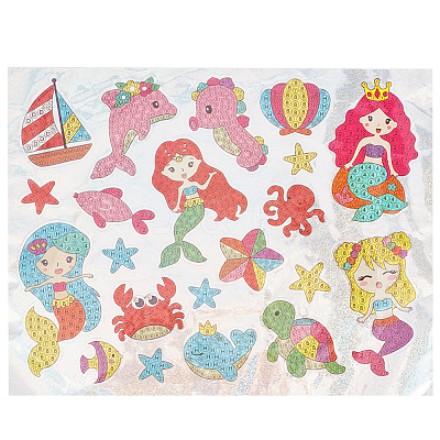 DIY Ocean Theme Sticker Kit DIY-WH0453-30-1