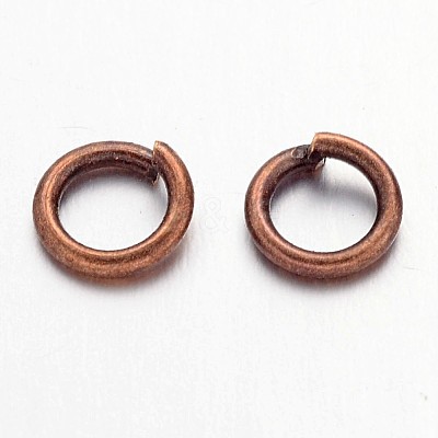 Brass Open Jump Rings JRC6MM-R-1
