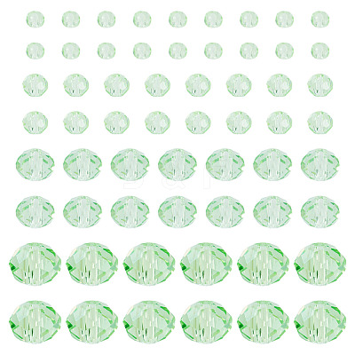 4 Strands 4 Styles Glass Beads Strands EGLA-TA0012-97B-1