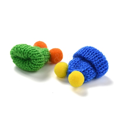 Handmade Wool Woven Hat Decoration WOVE-K002-02-1