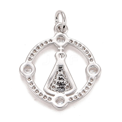 Cubic Zirconia Pendants KK-E275-24P-1