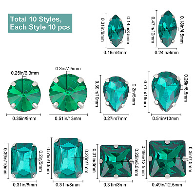 Sew on Rhinestone RGLA-GF0001-002B-1
