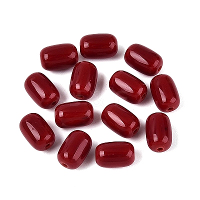 Opaque Glass Beads GLAA-Z012-01S-1