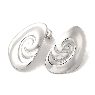 Non-Tarnish 304 Stainless Steel Stud Earrings EJEW-K268-07P-1