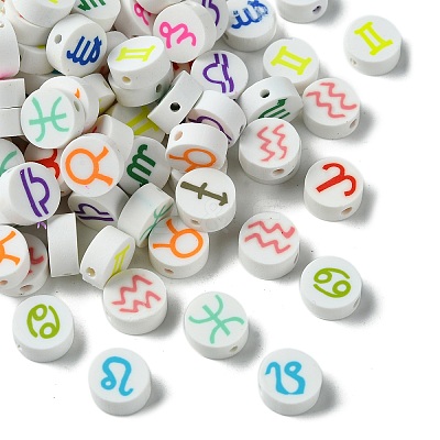 120Pcs 12 Styles Handmade Polymer Clay Beads CLAY-CJ0001-83-1