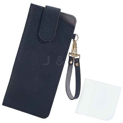 1Pc PU Leather Glasses Storage Bags AJEW-CN0005-76A-1