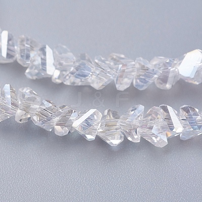 Electroplate Glass Beads Strands X-EGLA-J146-4mm-AB01-1