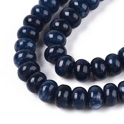 Dyed Natural White Jade Beads Strands G-T139-59A-02-1