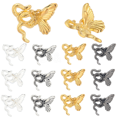 120Pcs 4 Colors Alloy Beads FIND-SC0017-96-1