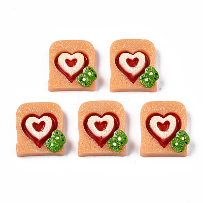 Opaque Epoxy Resin Cabochons CRES-S358-52-1