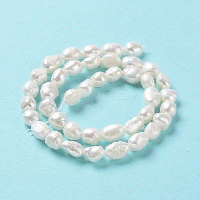 Natural Keshi Pearl Beads Strands PEAR-Z002-17-1