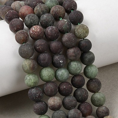 Natural Green Opal Beads Strands G-H045-A03-8MM-01-1