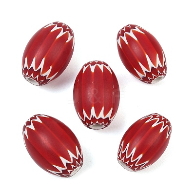 Handmade Millefiori Glass Beads GL-CBAAE72-01A-02-1