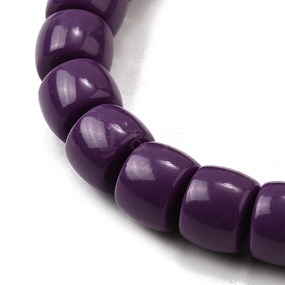 Natural Lepidolite/Purple Mica Stone Beads Strands G-F791-B01-1