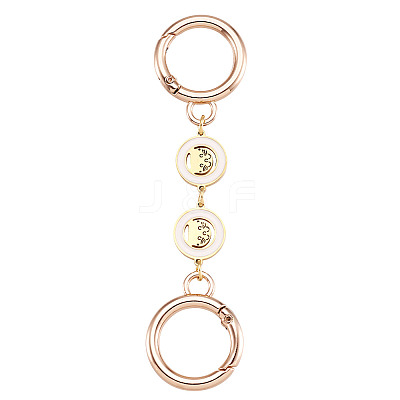304 Stainless Steel Enamel Bag Extension Chains AJEW-TAC00018-1