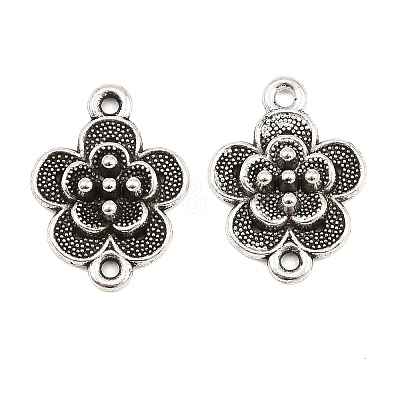 Tibetan Style Alloy Connector Charms AL-CBA8479-09AS-1