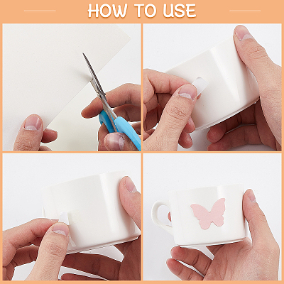 A5 Paper Double Sided Adhesive Sticker AJEW-WH0419-27A-1