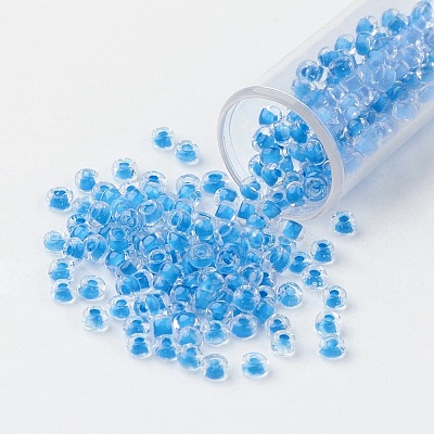 FGB 6/0 Grade A Round Glass Seed Beads SEED-N003-D-216-1