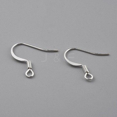 Brass Earring Hooks X-KK-O131-08S-1