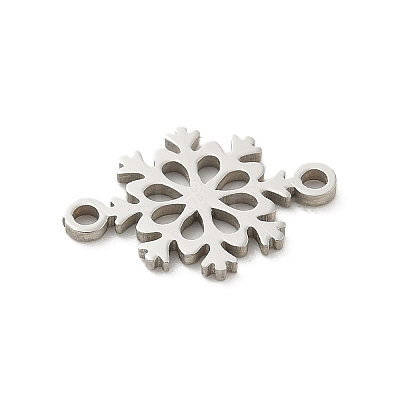 201 Stainless Steel Laser Cut Connector Charms STAS-R133-02P-10-1