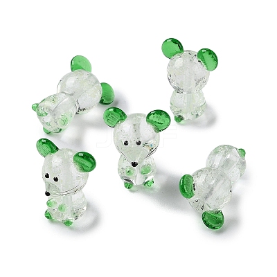 Luminous Handmade Lampwork Beads Strands LAMP-Z007-03C-1
