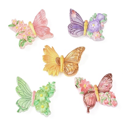 Opaque Resin Cabochons X-KY-G031-04-1