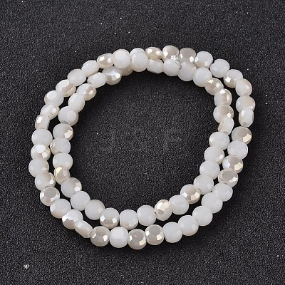 Electroplate Glass Bead Strands EGLA-J137-6mm-B-HR07-1