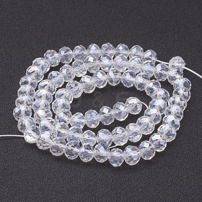 Handmade Glass Beads GR5X8MMY-1L-1