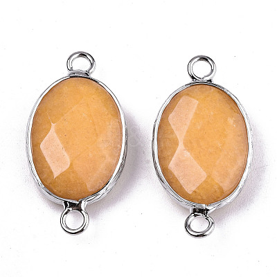 Natural White Jade Links/Connectors G-T131-102-26-1