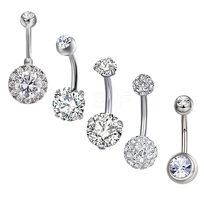 Brass Piercing Jewelry AJEW-EE0006-78P-1