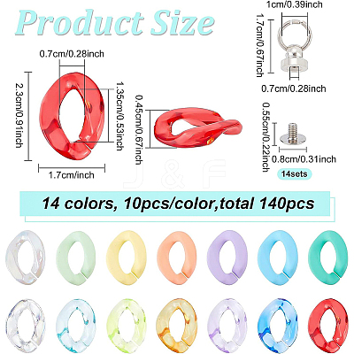 DIY Curb Chains Bracelet Making Kits DIY-BC0005-75-1