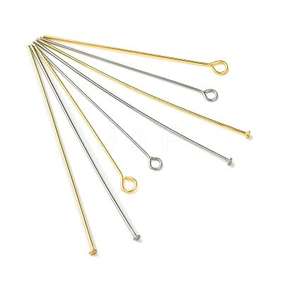 304 Stainless Steel Flat Head Pins & Eye Pins STAS-FS0001-58-1