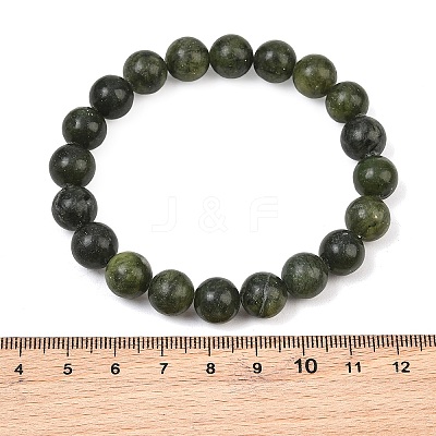 Natural Jade Beaded Stretch Bracelets BJEW-I253-10mm-07-1