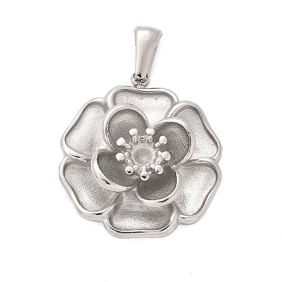 304 Stainless Steel Pendants STAS-Q349-01F-P-1