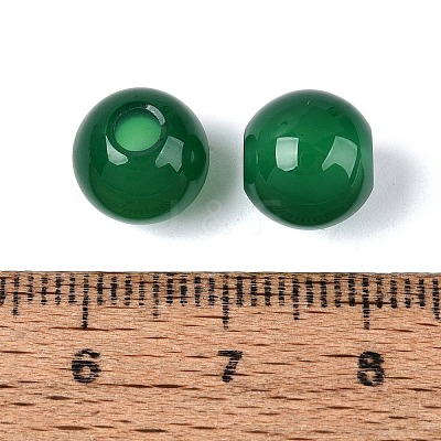 Natural Green Onyx Agate Beads G-Q602-08B-02-1