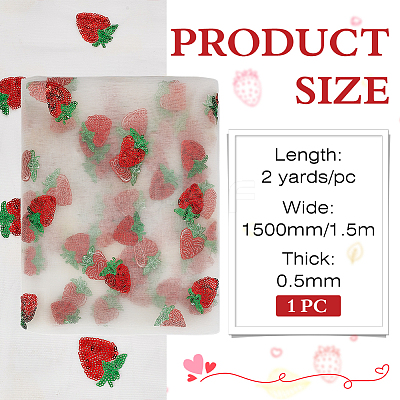 Polyester Lase Fabric DIY-WH0661-13B-1