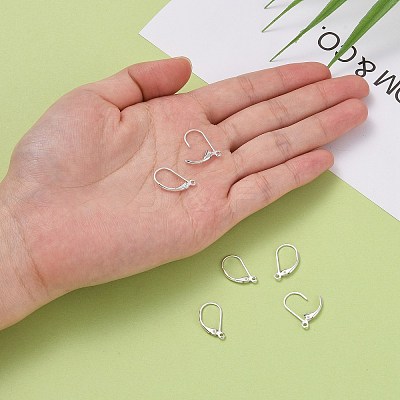 925 Sterling Silver Hoop Earrings X-STER-P032-06S-1