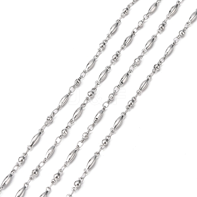 Tarnish Resistant 304 Stainless Steel Link Chains X-CHS-K001-83-1