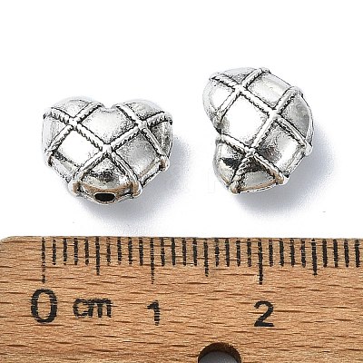 Tibetan Style Alloy Beads TIBEB-F065-08AS-14-1