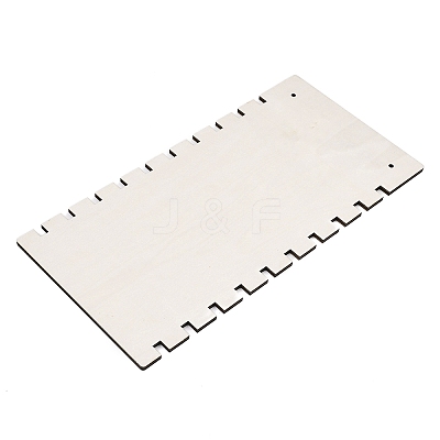 10-Slot L-Shape MDF & Iron Pendant Necklace Jewely Display Stands NDIS-G008-03A-1