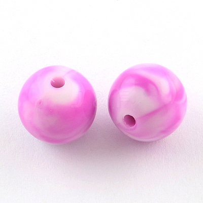 Opaque Acrylic Beads SACR-R853-8mm-205-1