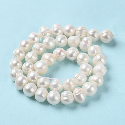 Natural Cultured Freshwater Pearl Beads Strands PEAR-E018-01-1