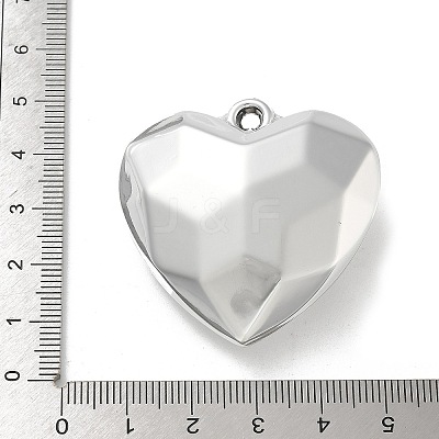 Plating Acrylic Pendants PACR-Q008-11S-1