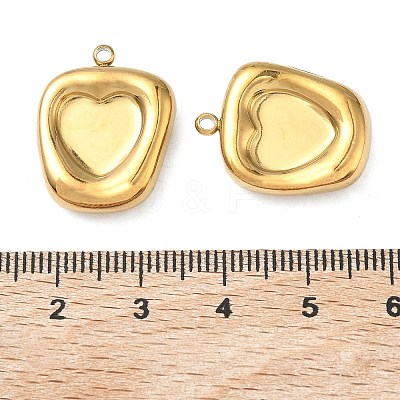 304 Stainless Steel Pendant Cabochon Settings STAS-C167-07D-G-1
