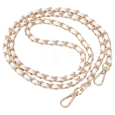 1Pc Imitation Leather & Alloy Chain Bag Strap PURS-CL0001-13A-1